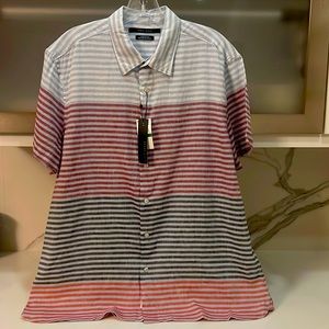 NEVER WORN Short sleeves button down shirt